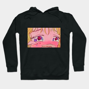 crying anime girl Hoodie